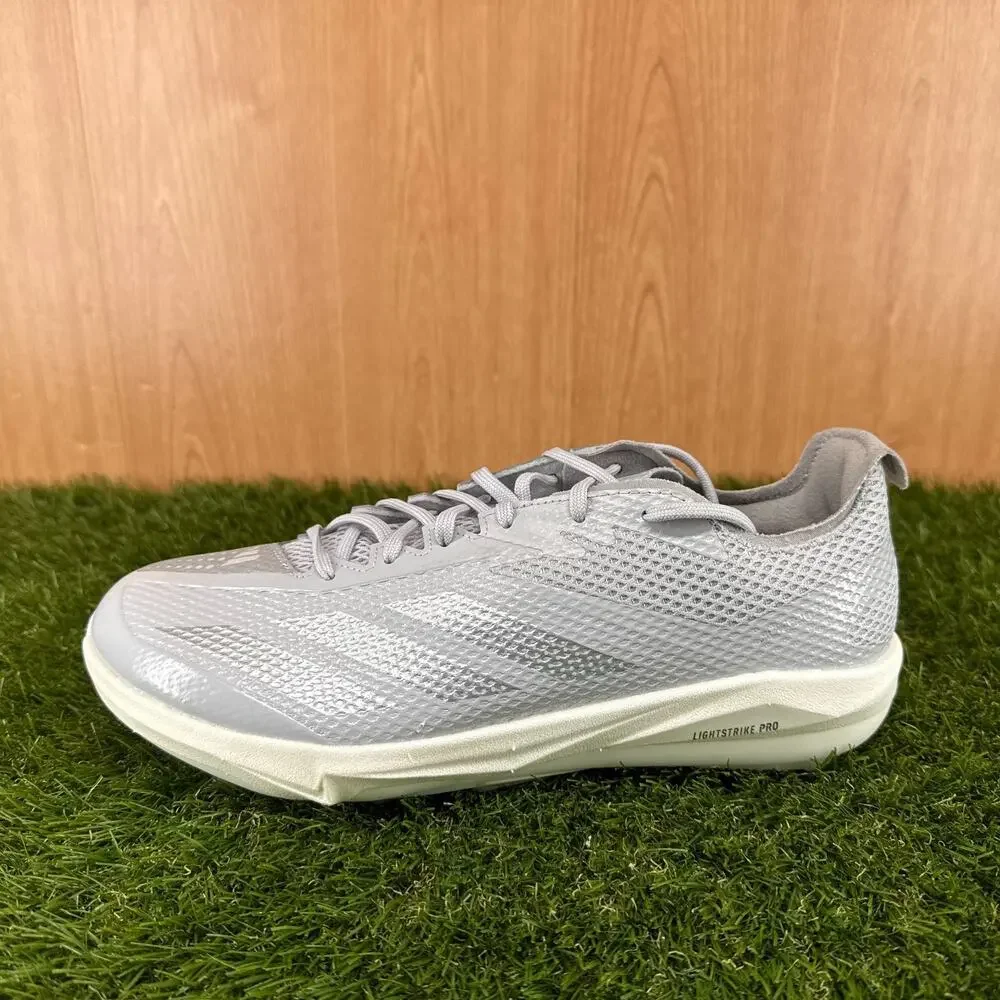 adidas Adizero Electric 2.0 Grey Silver Metallic Baseball Cleats JI1478 Size 9.5